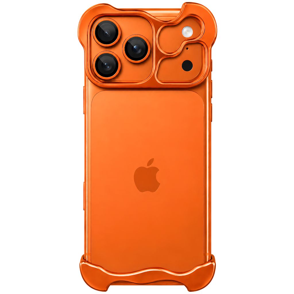 Cosmic orange Edge Base minimal bumper case for iPhone 18 Pro Max