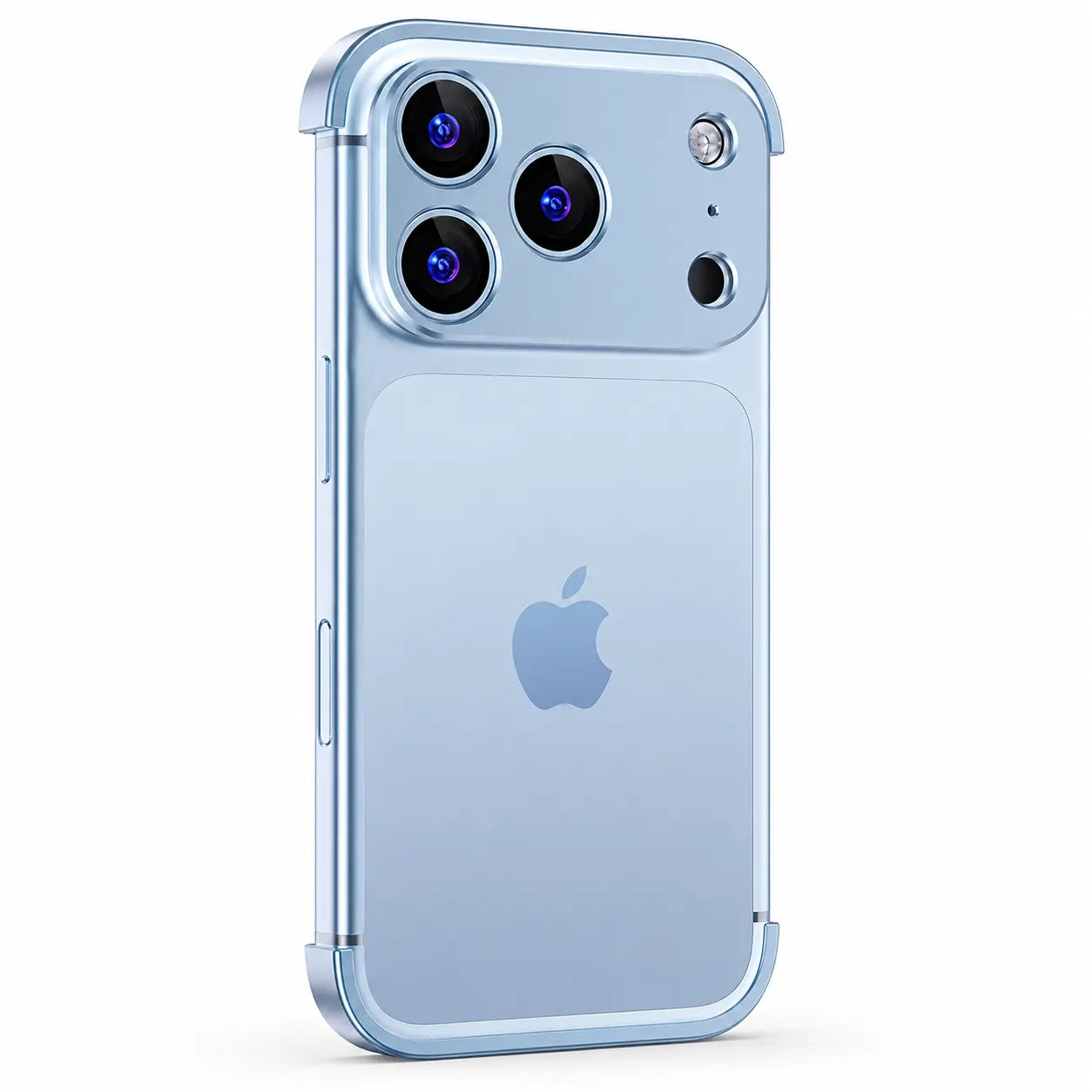 iPhone 18 Pro Max metal bumper case with ultra-minimal open design
