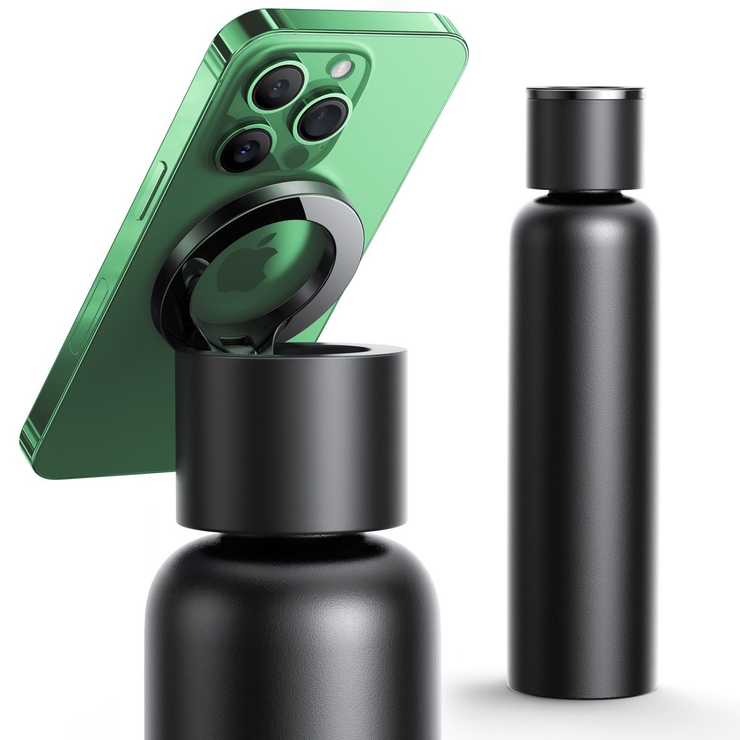 Magnetic Water Bottle for Apple iPhone with MagSafe Stand