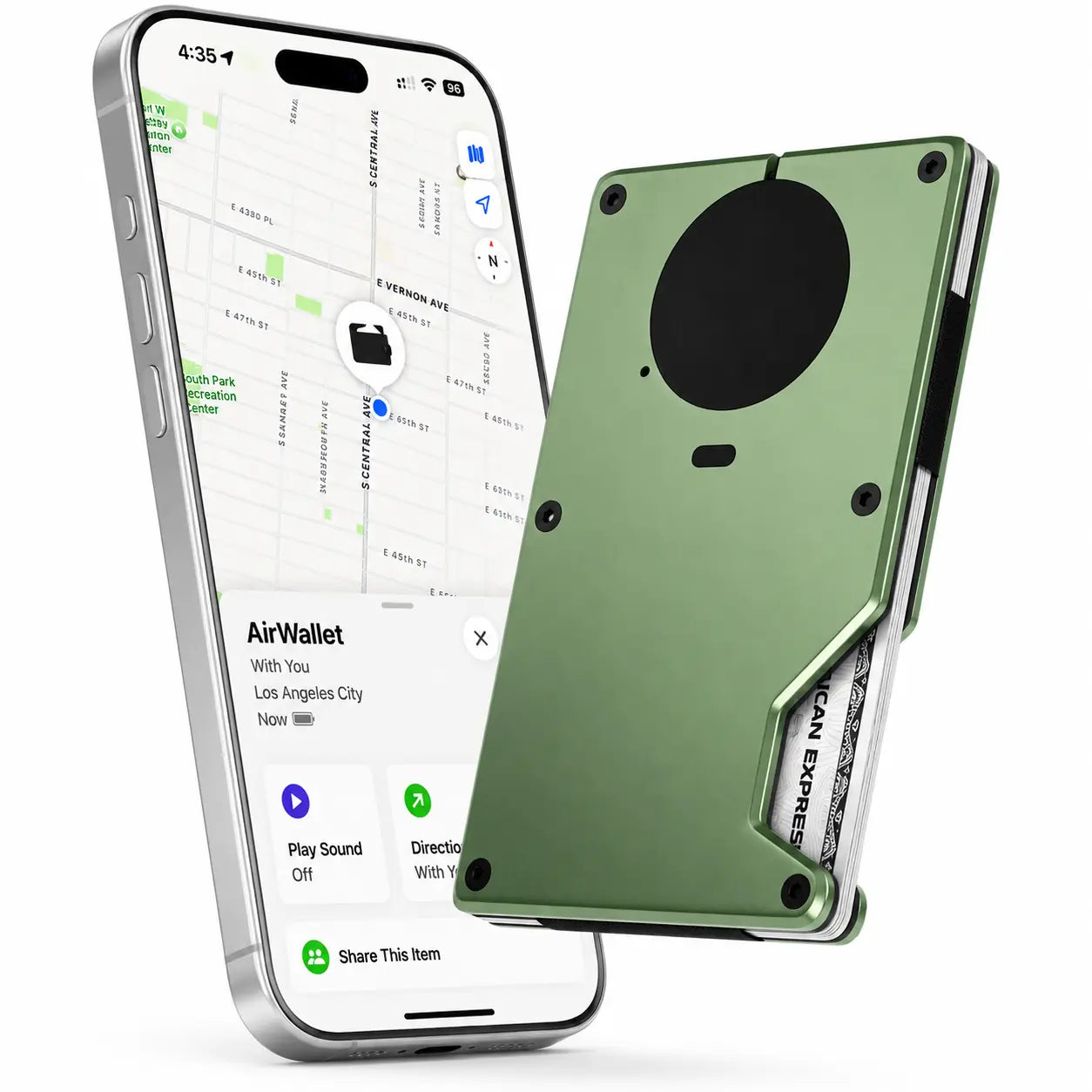 Compact smart wallet designed for slim everyday carry